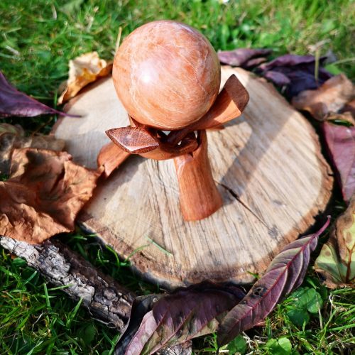 Sphère Pierre de Lune Orange