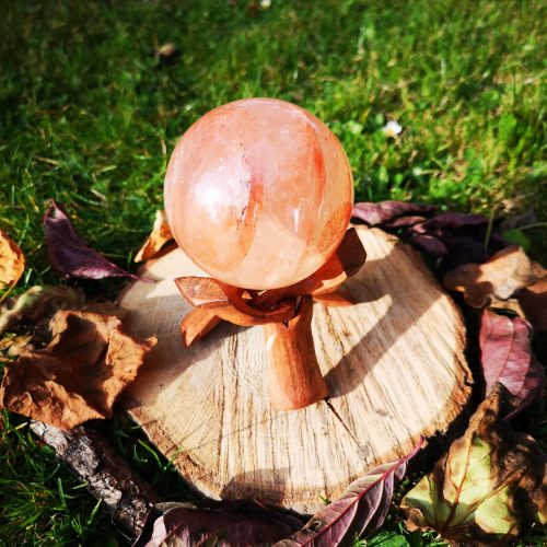 Sphère en Quartz Hématoïde