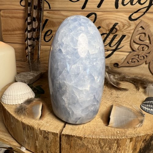 Forme Libre en Calcite Bleu