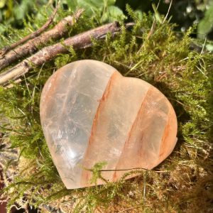Coeur en Quartz Hématoïde