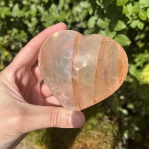 Coeur en Quartz Hématoïde – Image 3