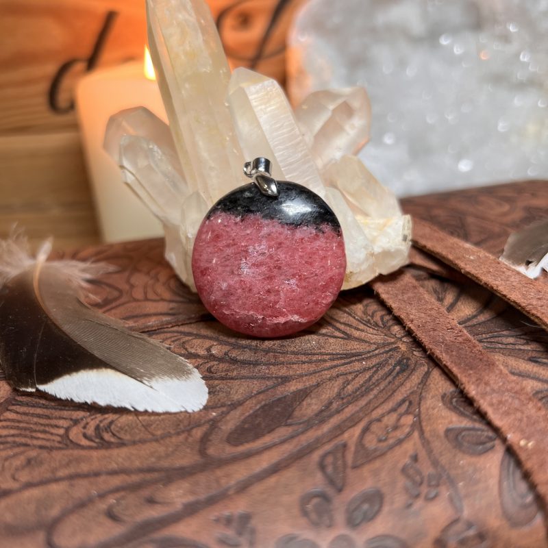 Pendentif en Rhodonite