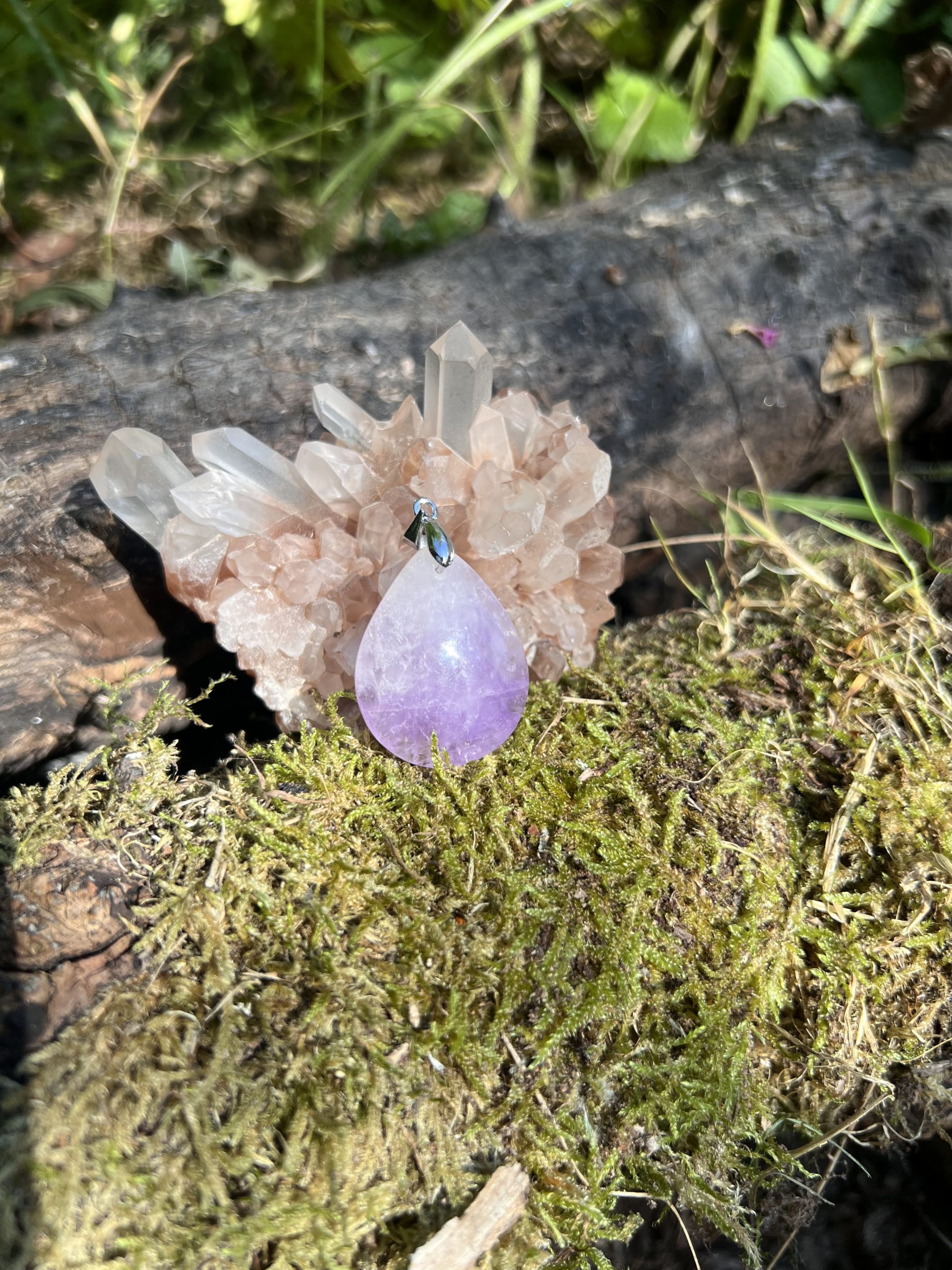 Pendentif en Améthyste naturelle