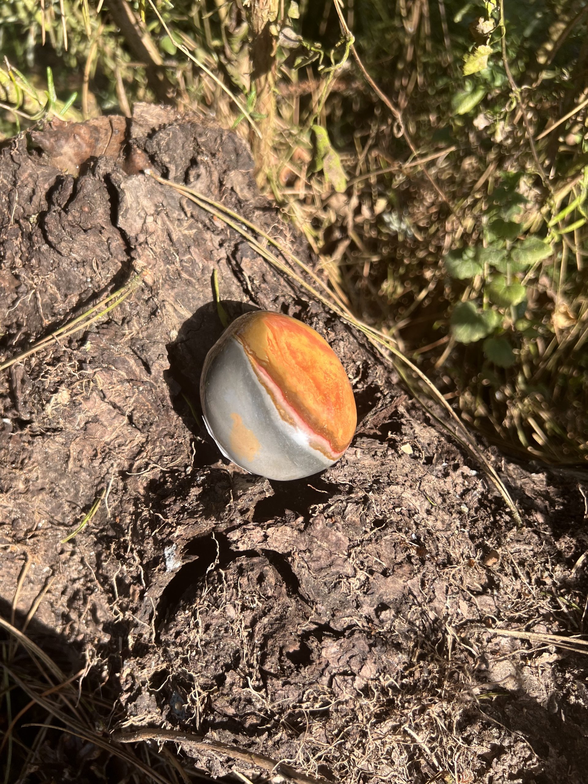 Galet en Jaspe Polychrome – Pierre d’ancrage et d’équilibre | La magie de Lédy